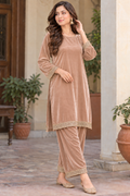 Skin Velvet 2 Piece Stitched Suit