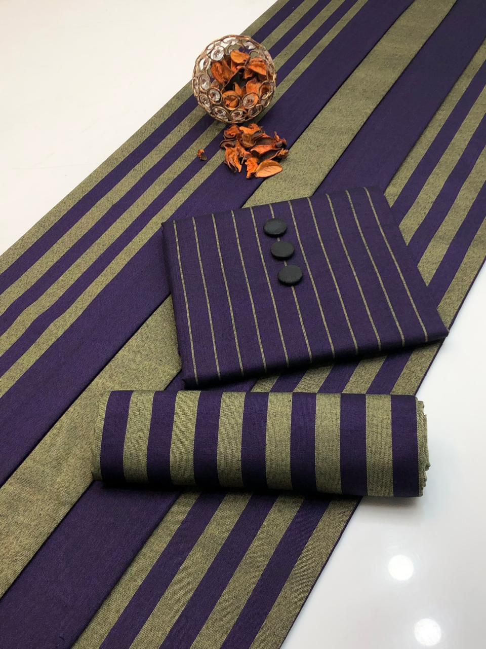 3 Piece Dress - PURPLE LINING